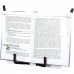 Подставка для книг и учебников BRAUBERG White, регулируемый угол наклона, прочный ABS-пластик, 238063