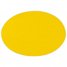Знак безопасности "Желтый круг на двери", КОМПЛЕКТ 5шт, d 150мм, пленка, И 16, шк8168, код 1С/И 16