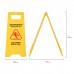 Знак предупреждающий "Осторожно! Скользкий пол!" пластиковый, 62х30 см, LAIMA PROFESSIONAL, 608006