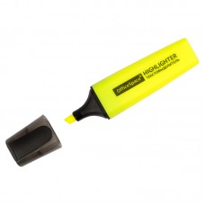 Текстмаркер OfficeSpace скошенный наконечник 1-5 мм, желтый, H_16441