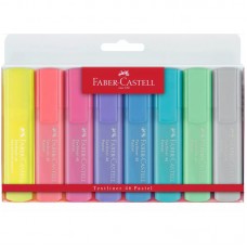 Набор текстовыделителей Faber-Castell "46 Pastel+Superfluorescent" 08цв., 1-5мм, пластик. уп., европодвес