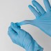 Перчатки смотровые нитриловые CONNECT, голубые, 50 пар (100 штук), размер S (малые), -
