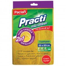 Тряпка для мытья пола Paclan "Practi Micro" микрофибра, 50*60см, европодвес