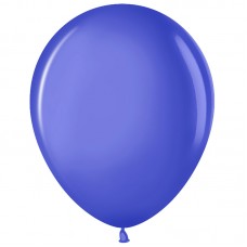 Воздушные шары,  50шт., М12/30см, MESHU, пастель, синий, MS_31625