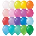 Воздушные шары, 100шт., М12/30см, MESHU, пастель, 20 цветов ассорти, MS_31619