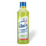 Средство для мытья пола 1л GLORIX (Глорикс) "Лимонная Энергия", дезинфицирующее, 8677296
