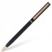Ручка бизнес-класса шариковая BRAUBERG "Slim Black", корпус черный, узел 1 мм, линия письма 0,7 мм, синяя, 141402