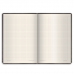 Блокнот БОЛЬШОЙ ФОРМАТ (200х252 мм) А4, BRAUBERG "Income", 128 л., гладкий кожзаменитель, клетка, черный, 125204