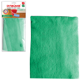 Тряпка для мытья пола ЛАЙМА "Стандарт", плотная микрофибра 300гр, 50х60 см, зеленая, 601251