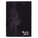 Доска-планшет BRAUBERG "Black Jack" с прижимом А4 (226х315 мм), картон/ламинированная бумага, ЧЕРНАЯ, 232236