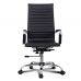 Кресло офисное BRABIX "Energy EX-509", рециклированная кожа, хром, черное, 530862