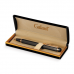 Ручка подарочная шариковая GALANT "Dark Chrome", корпус матовый хром, золотистые детали, пишущий узел 0,7 мм, синяя, 140397