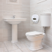 Диспенсер для туалетной бумаги LAIMA PROFESSIONAL CLASSIC (Система T2), малый, белый, ABS-пластик, 601427