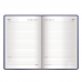 Ежедневник недатированный А5 (145х215 мм) BRAUBERG, обложка бумвинил, 160 л., синий, 123327