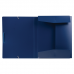 Папка-короб на резинках BRAUBERG, 30 мм, синяя, 0,7 мм, 224161