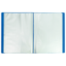 Папка 20 вкладышей BRAUBERG "Office", синяя, 0,5 мм, 222628