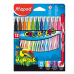 Фломастеры MAPED (Франция) "Color'Peps Jungle", 12 цветов, смываемые, вентилируемый колпачок, 845420